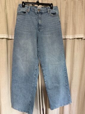 No Boundaries Light Blue Wide Leg Jeans size L 12/14